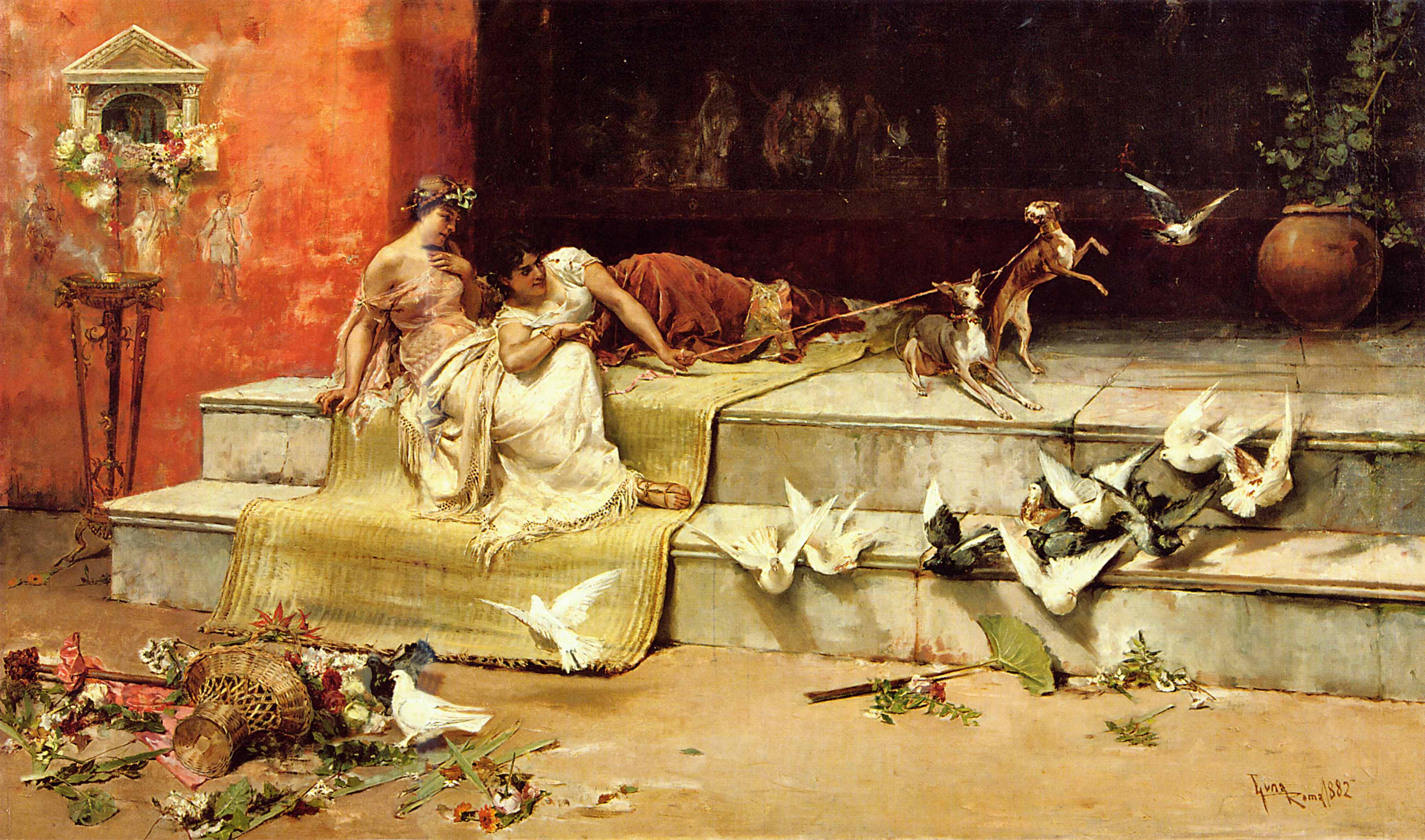 Juan Luna Las Damas Romanas